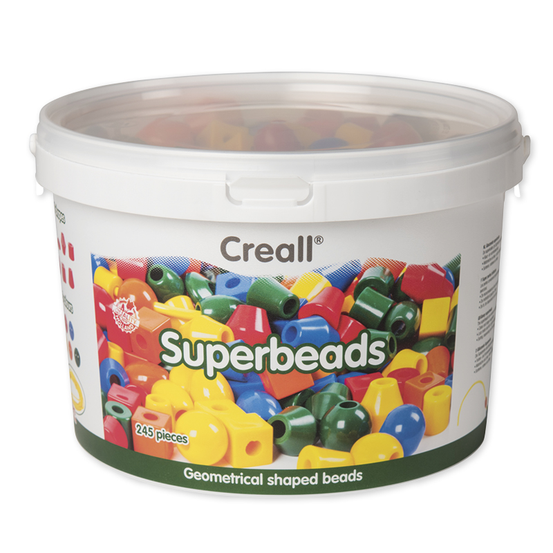 TimeTEX Set Jumbo-Perlen, 246-tlg. im Eimer