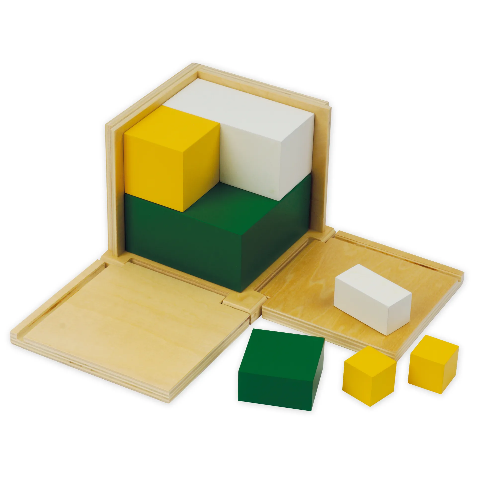 TimeTEX Würfel für Potenzen mit der 2 "Montessori Premium"