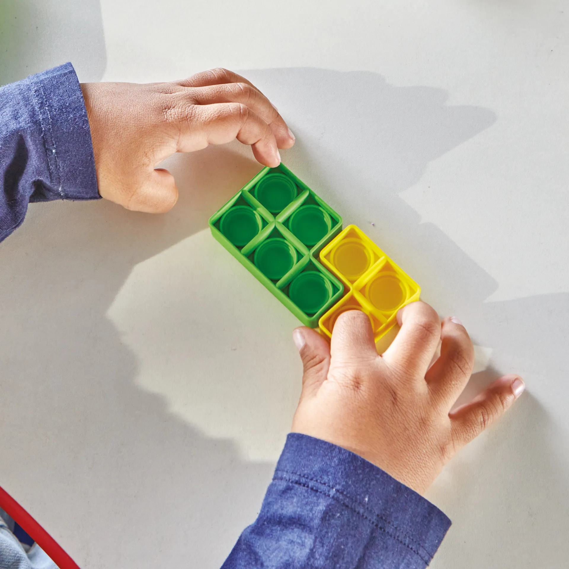 Poppers matematik "Talområde op til 10", sæt med 11 dele.