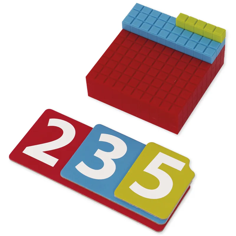 Dienes Grundsortiment Montessori, mit Zahlen-Karten, 170-tlg., Kunststoff