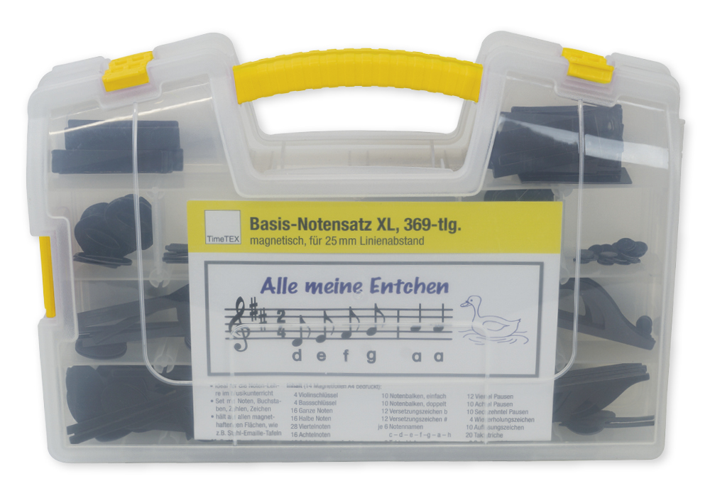 TimeTEX Basic Notes XL, magnetisk, 369 delar. i resväskan