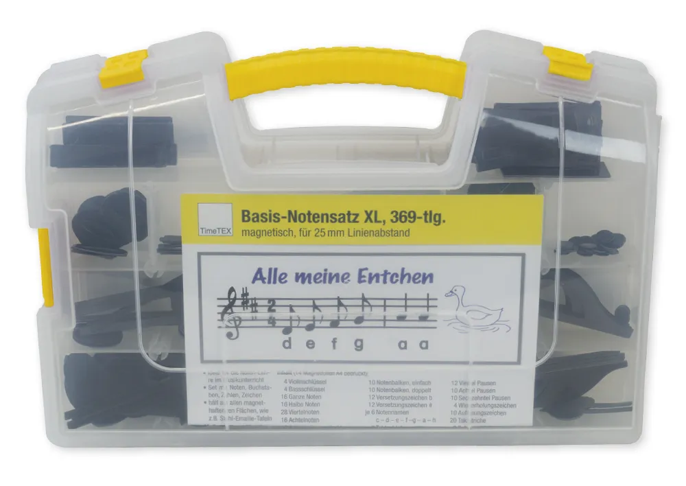 TimeTEX Basic Notes XL, magnetisk, 369 delar. i resväskan