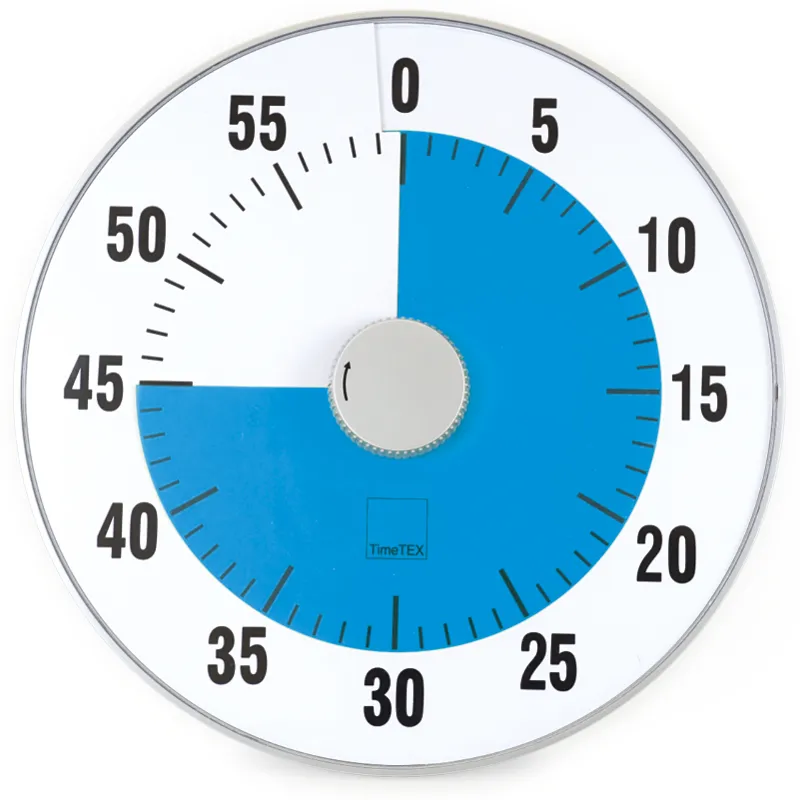 TimeTEX Zeitdauer-Uhr "lautlos" XL, 32 cm ø