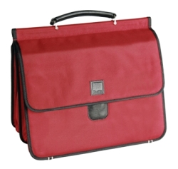 TimeTEX Lehrertasche "Maxima Trend", rubinrot, Nylongewebe II./SO