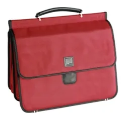 TimeTEX Lehrertasche "Maxima Trend", rubinrot, Nylongewebe II./SO