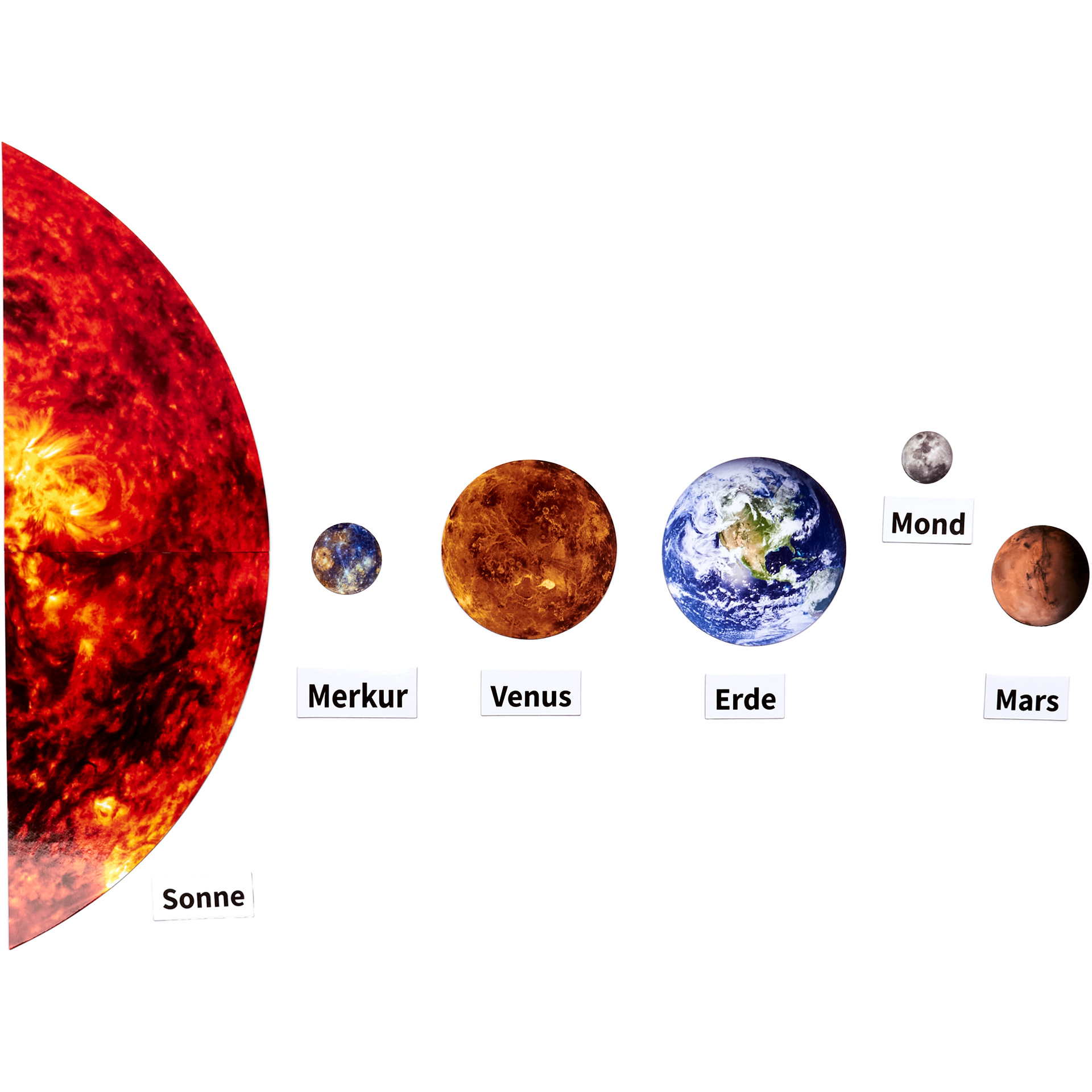 Planeten und Sonnensystem, magnetisch, 73-tlg.