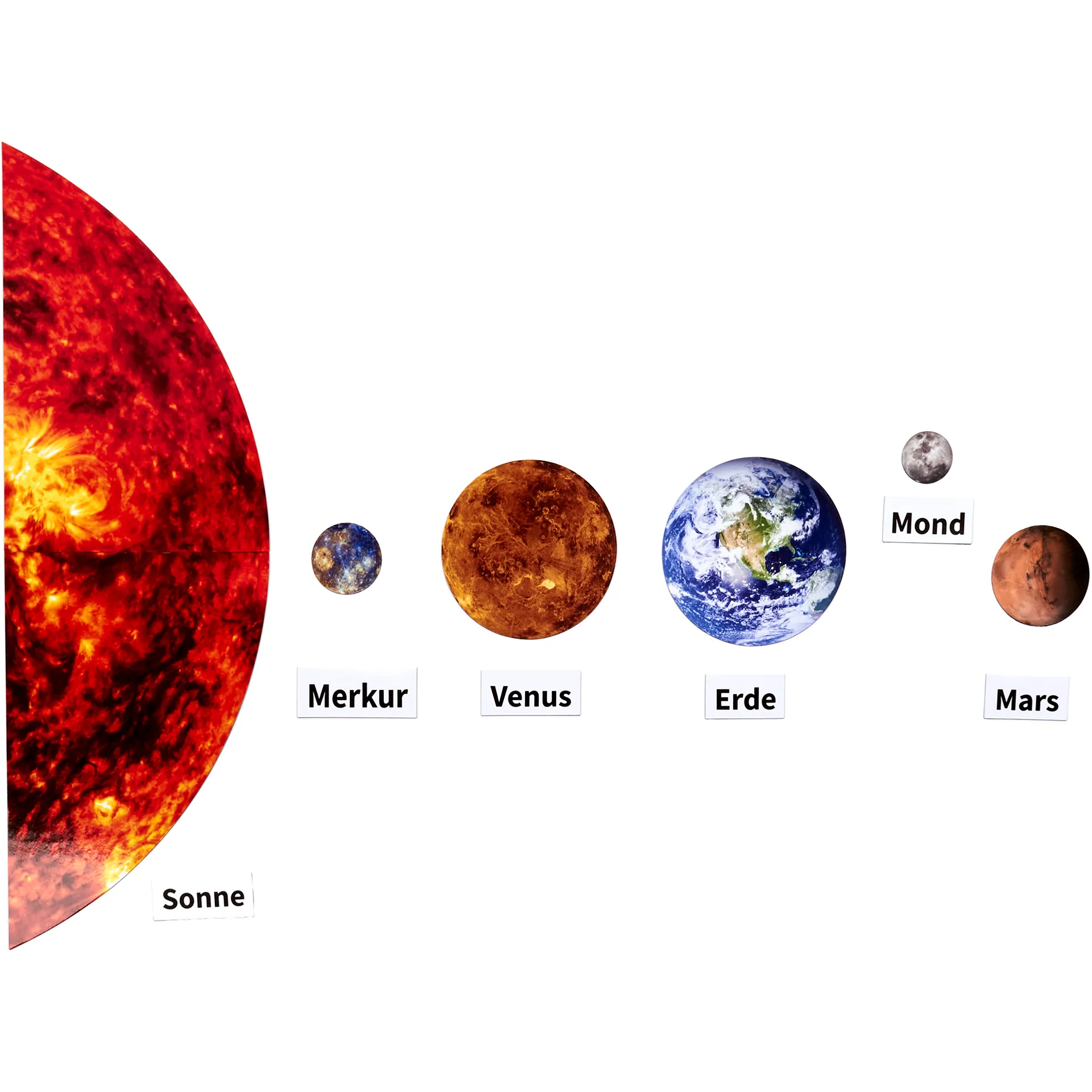 Planeten und Sonnensystem, magnetisch, 73-tlg.