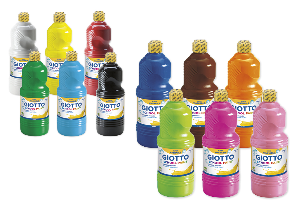 GIOTTO Kita- und Schulmalfarbe, 6 x 1 L