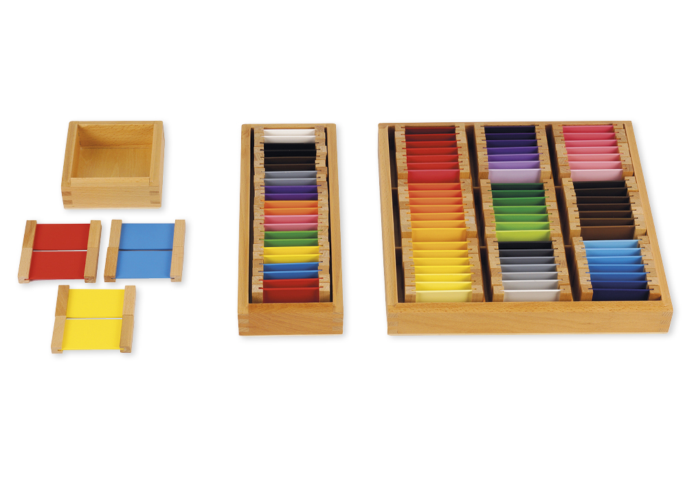 TimeTEX Farbtäfelchen, Satz 1, 3 Paare "Montessori Premium" TimeTEX Farbtäfelchen, Satz 1, 3 Paare "Montessori Premium"