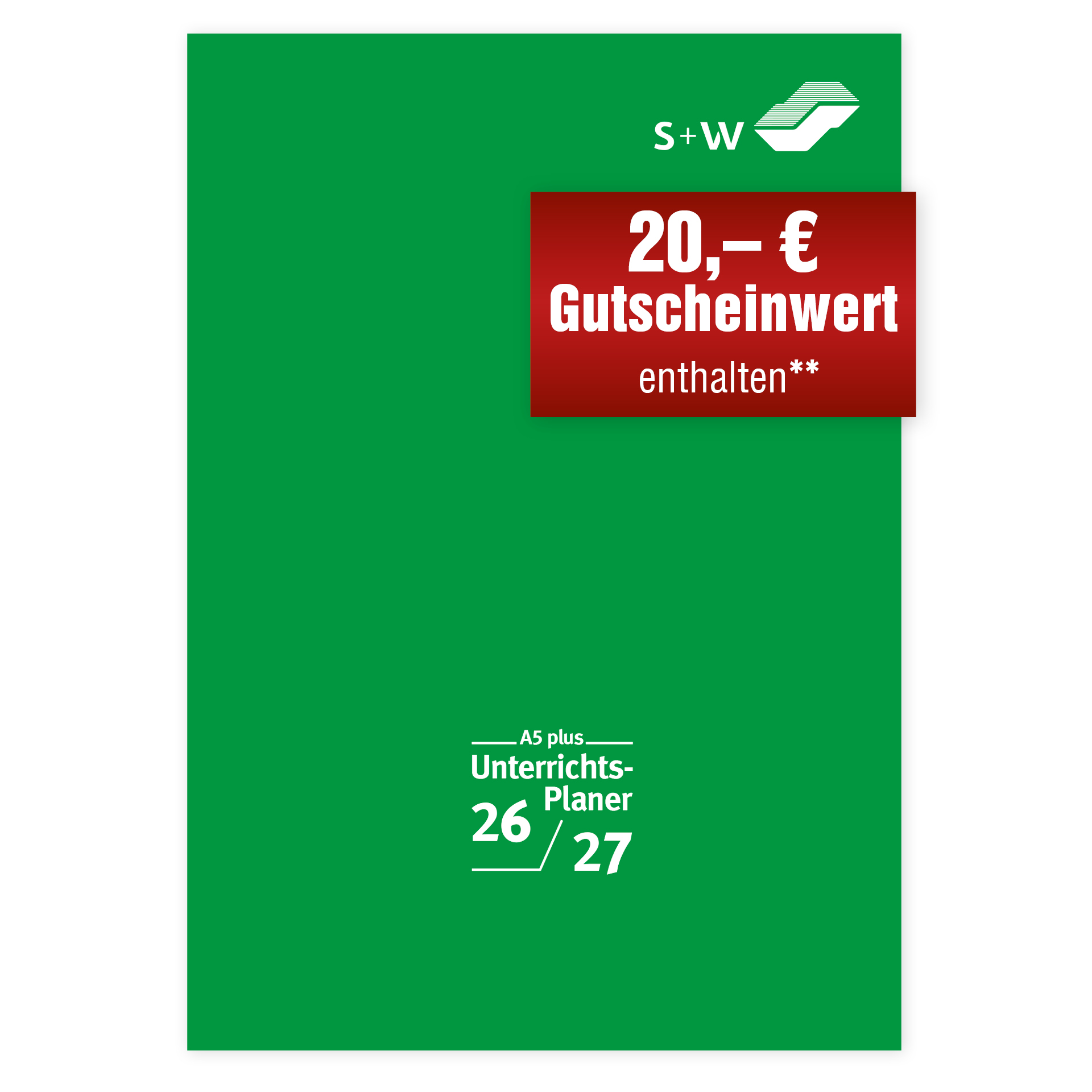 s+w Unterrichts-Planer A5++ 26/27
