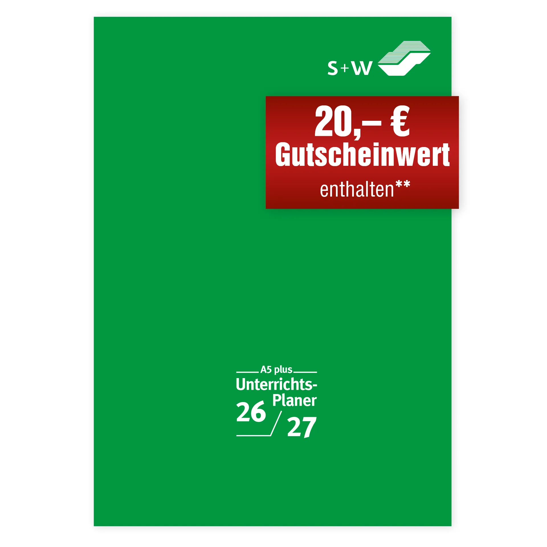 s+w Unterrichts-Planer A5++ 26/27