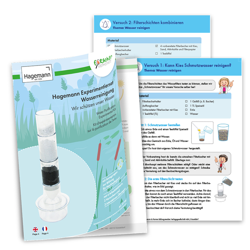 Experimentier-Set "Wasserreinigung", 9-tlg.