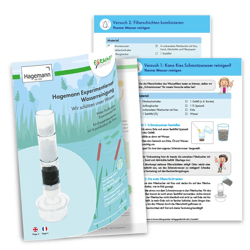 Experimentier-Set "Wasserreinigung", 9-tlg.
