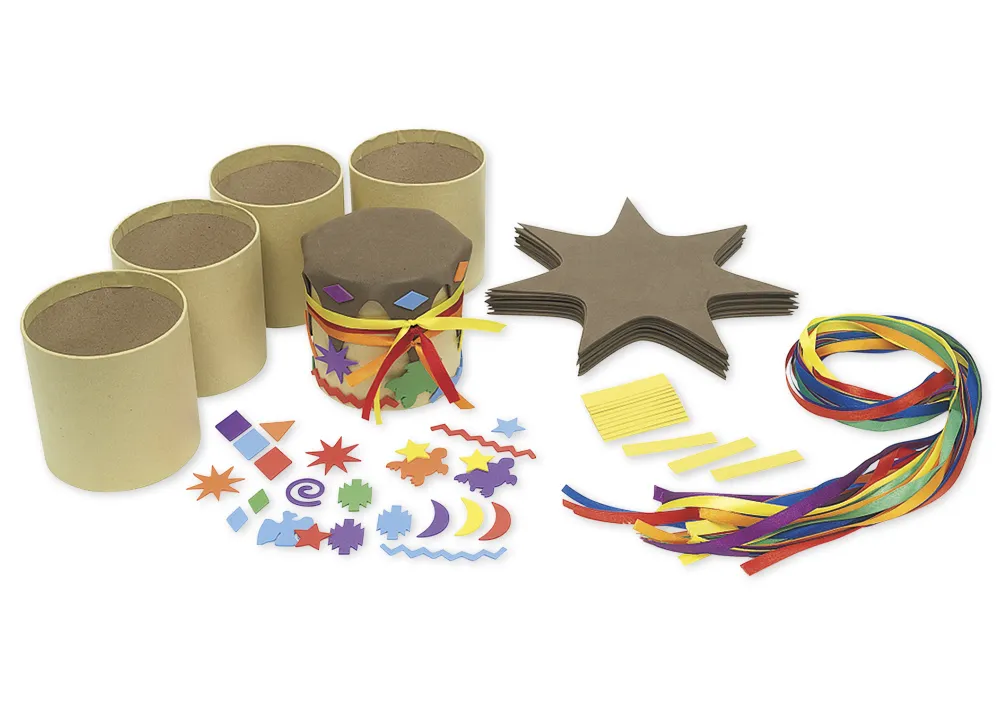 Bastelset "Trommel", 12 Stück