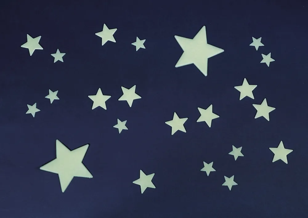 Leuchtsterne in 3 Größen, 24-tlg.