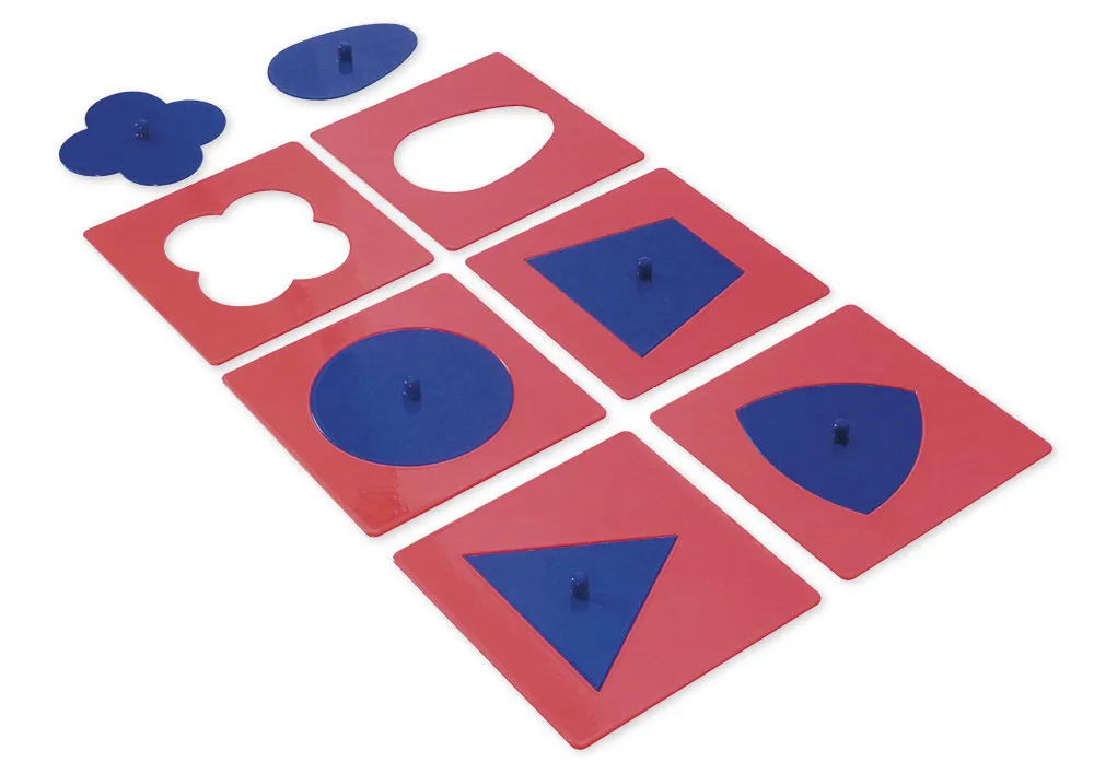 TimeTEX metallinläggsfigurer "Montessori Premium"