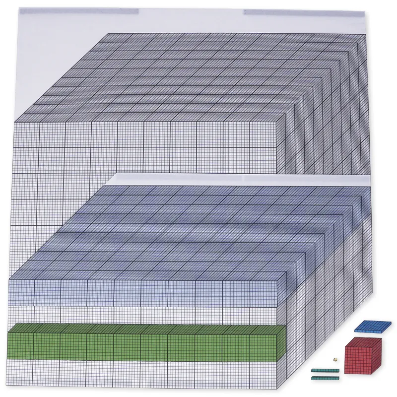 Dienes Demo-Visualisierungssatz 1 Million, magnetisch, 7-tlg.