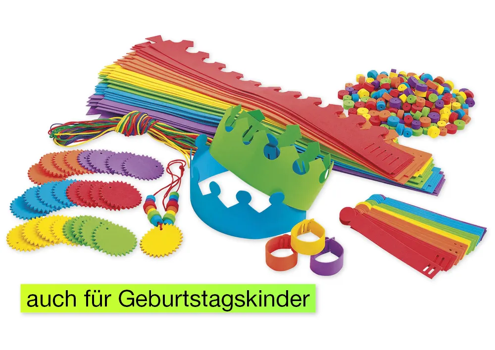 Moosgummi-Accessoires, 296-tlg.