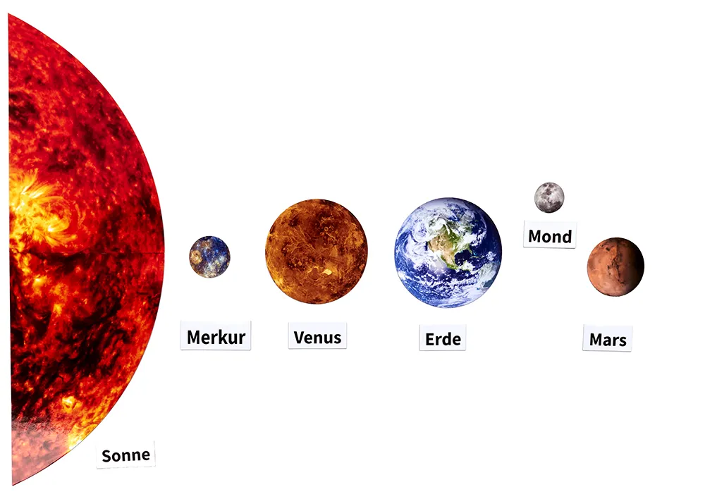 Planeten und Sonnensystem, magnetisch, 73-tlg.