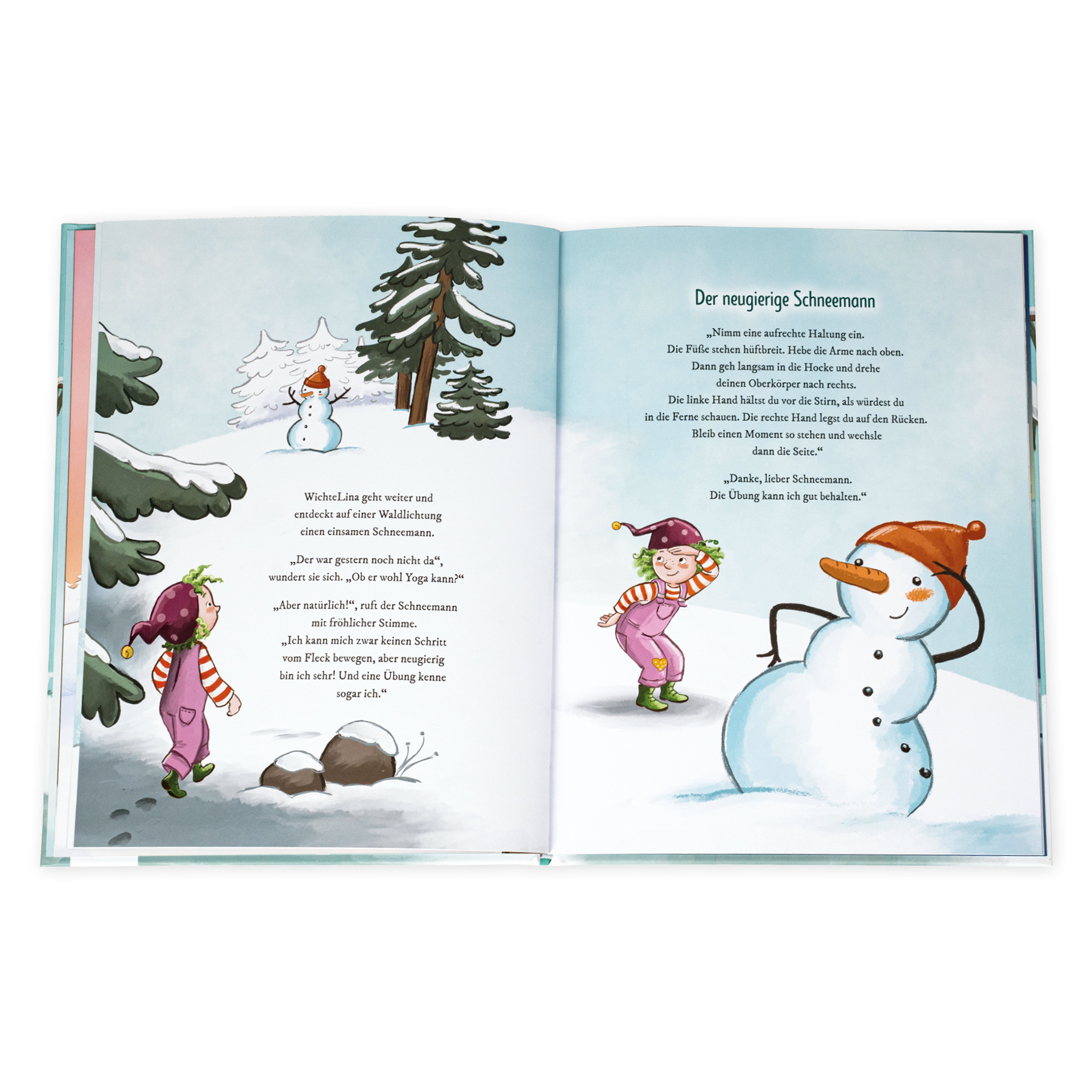 Buch "Wichtel-Yoga im Winterwald", 32 Seiten