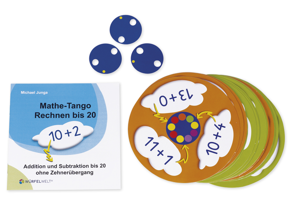 TimeTEX Würfelscheiben "Mathe-Tango: Rechnen bis 20", 24 Stück