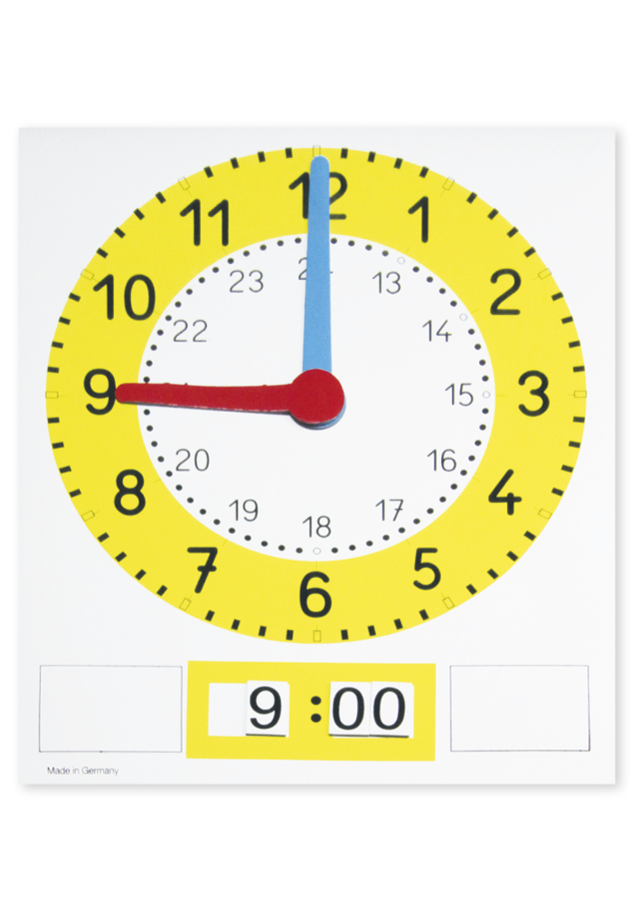 Klass set av folieklockor "Analog/Digital", 31 stycken, i kartong