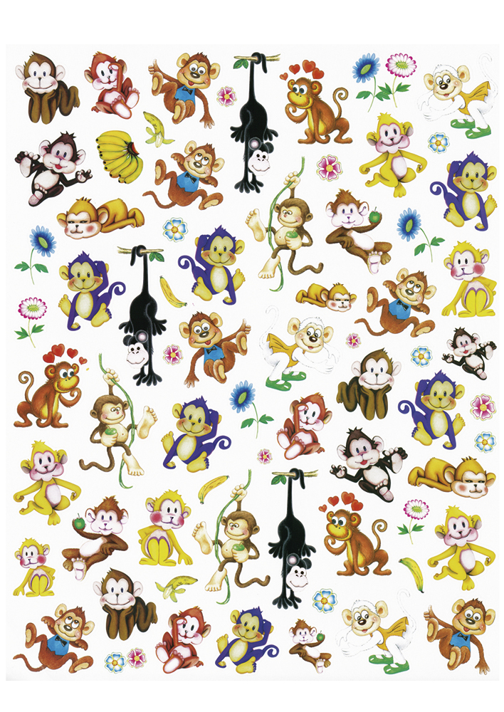 Belöningsdekaler set Turtles & Co., ca. 240 st