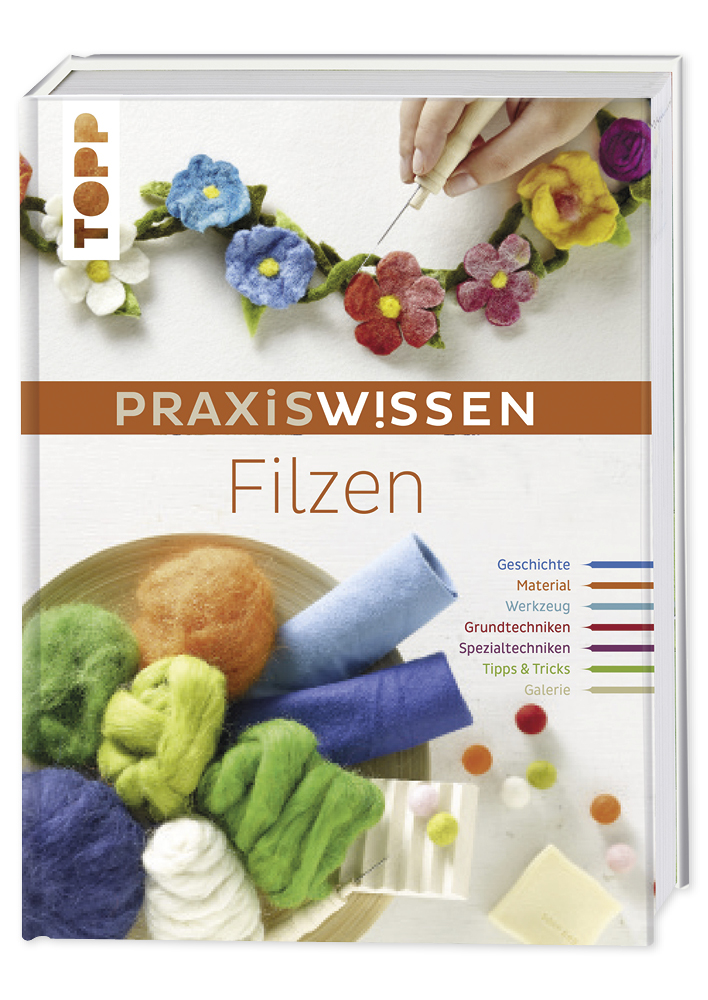 Hagemann Buch "Praxiswissen Filzen", 192 Seiten