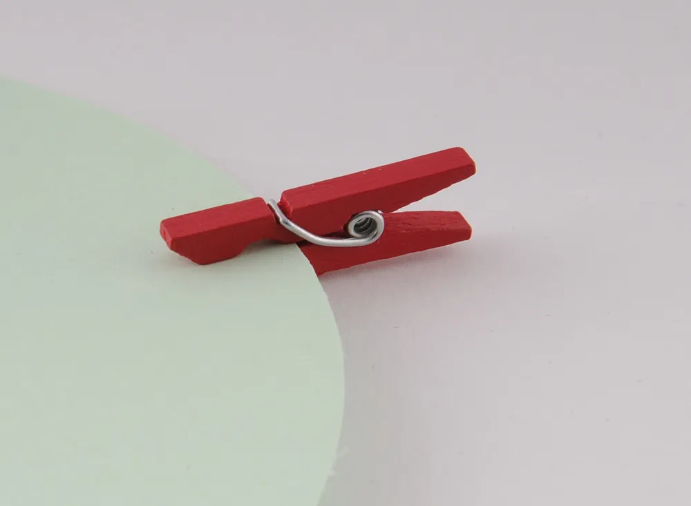 Träklämmor 25 mm (för markeringar), 50 st