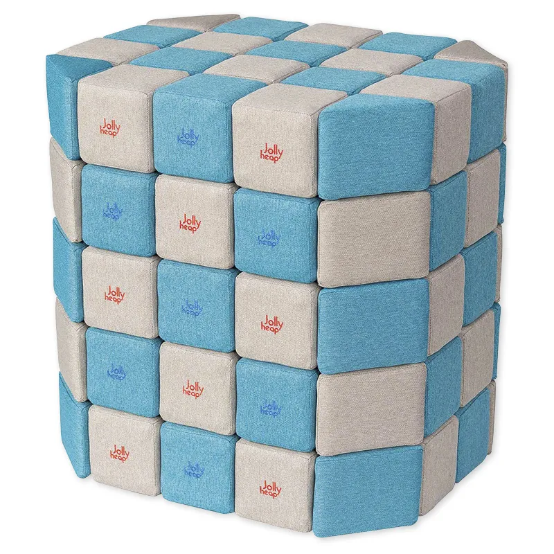 Magnet-Stoffbausteine Jolly Heap, 100 Stück