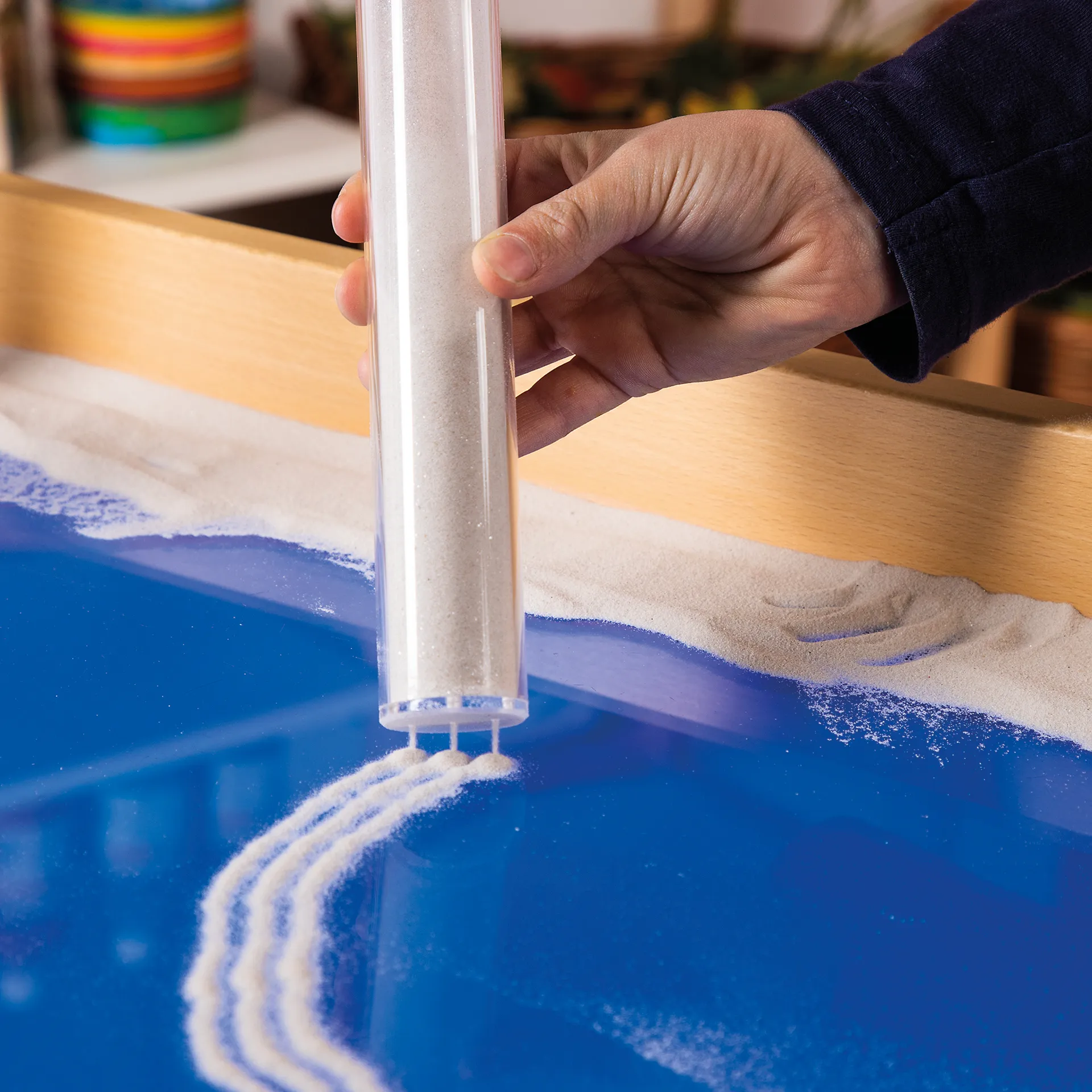 Sandmalstifte Spuren-Mix, 3 Stück