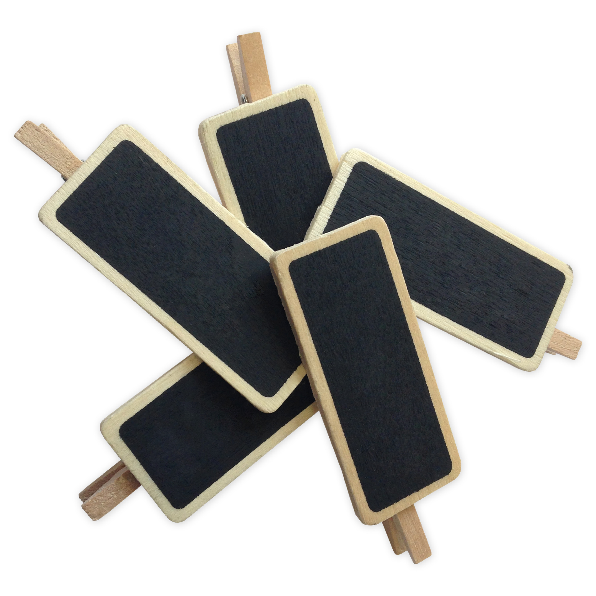 Ensemble de panneaux ardoises personnalisables, 6 pièces, 5 x 2.2 cm Ensemble de panneaux ardoises personnalisables, 6 pièces, 5 x 2.2 cm