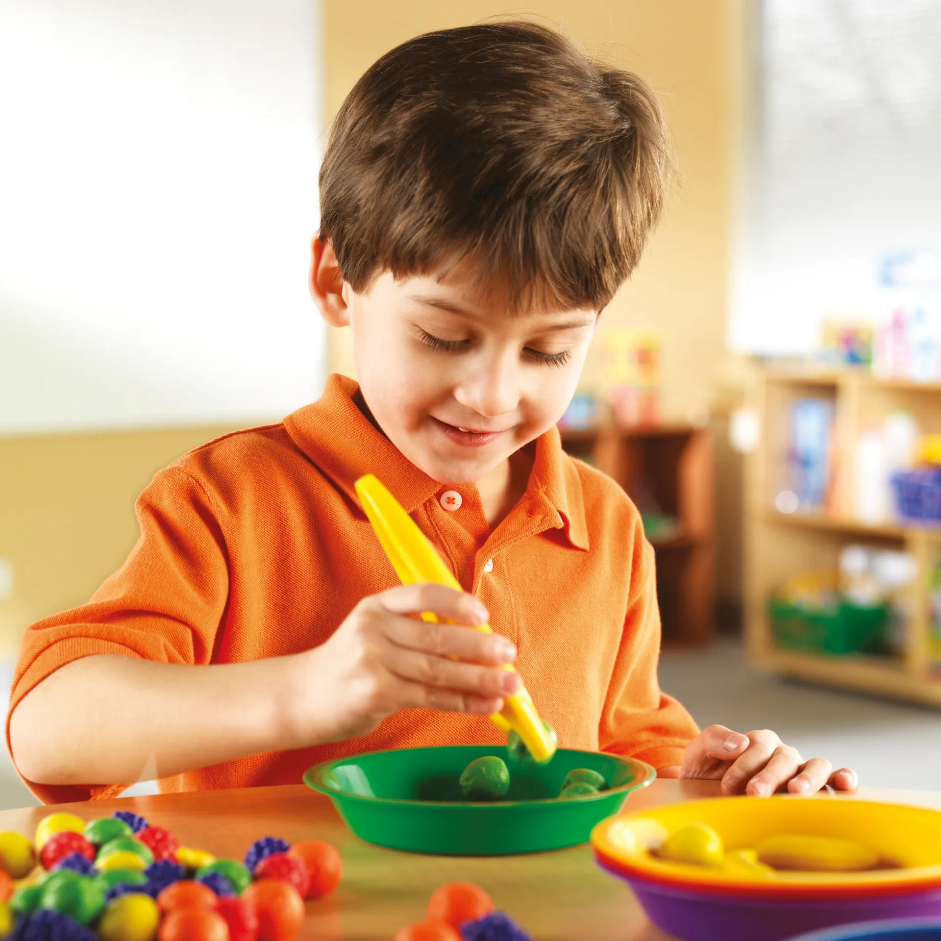 Set Giga-Pinzetten farbig, 12-tlg., 15 cm