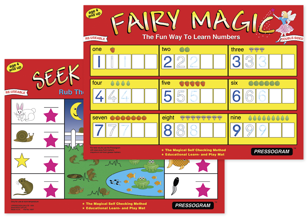 TimeTEX Zaubertafel "Mathematik" Englisch Zauberhaftes Zählen