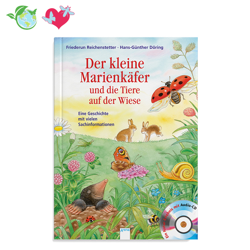 Buch "Der kleine Marienkäfer und die Tiere auf der Wiese", 32 Seiten