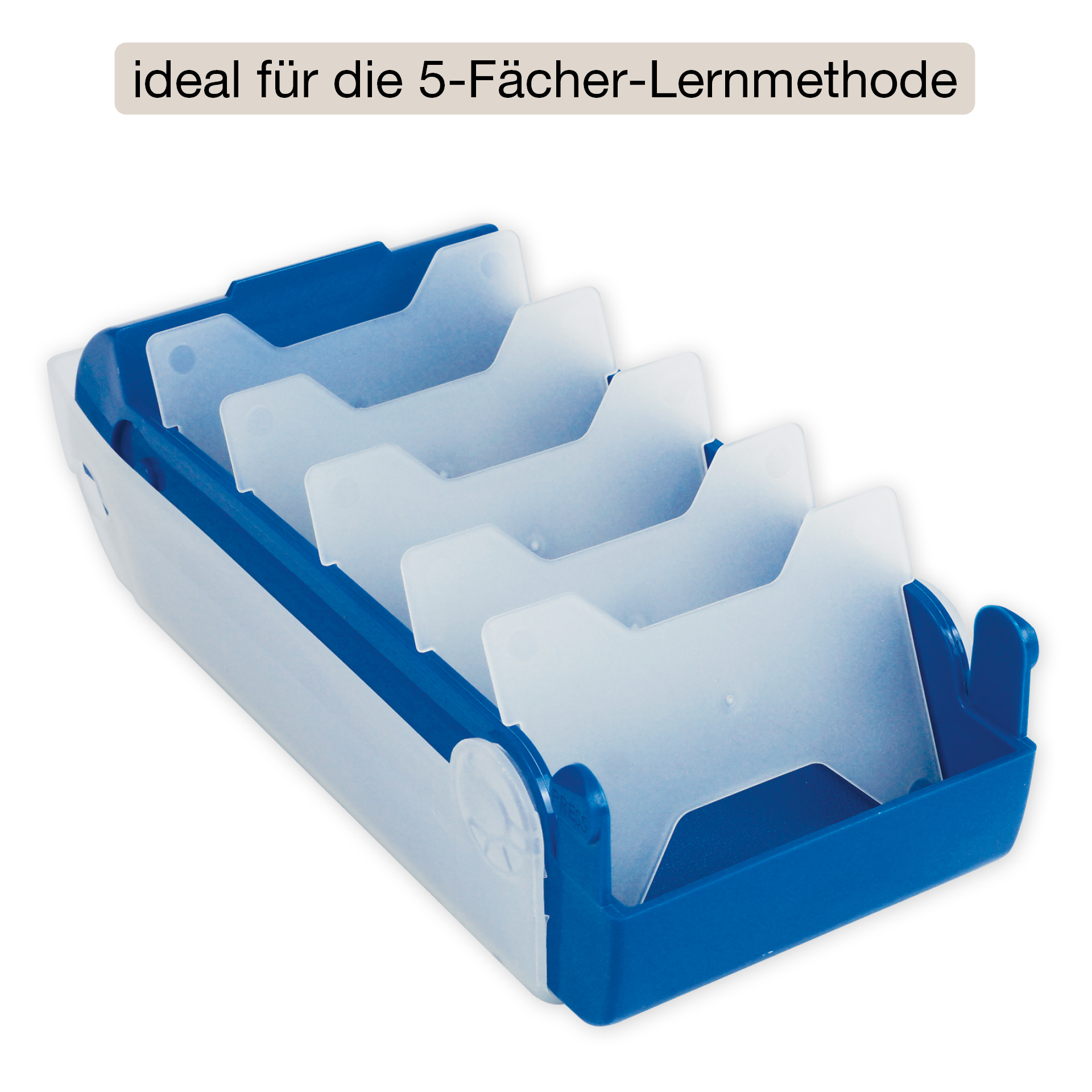 Lärlåda A8 plast med 100 inlärningskort