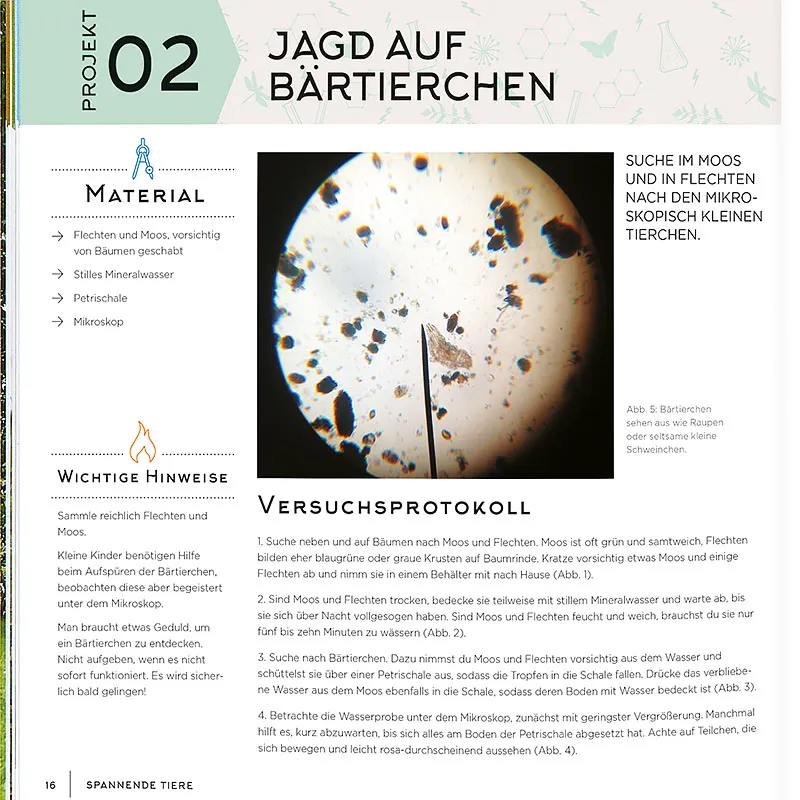 Buch "Die spannendsten Outdoor-Experimente", 144 Seiten