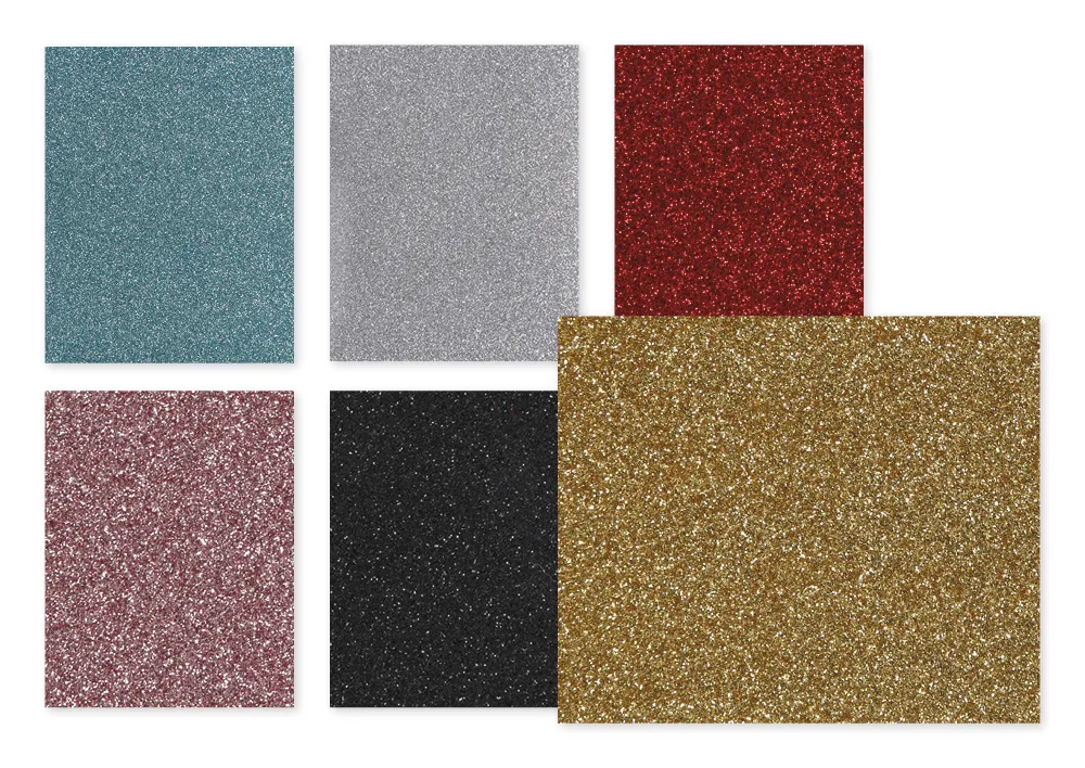 Glitzer-Bügelfolie, 148x210 mm