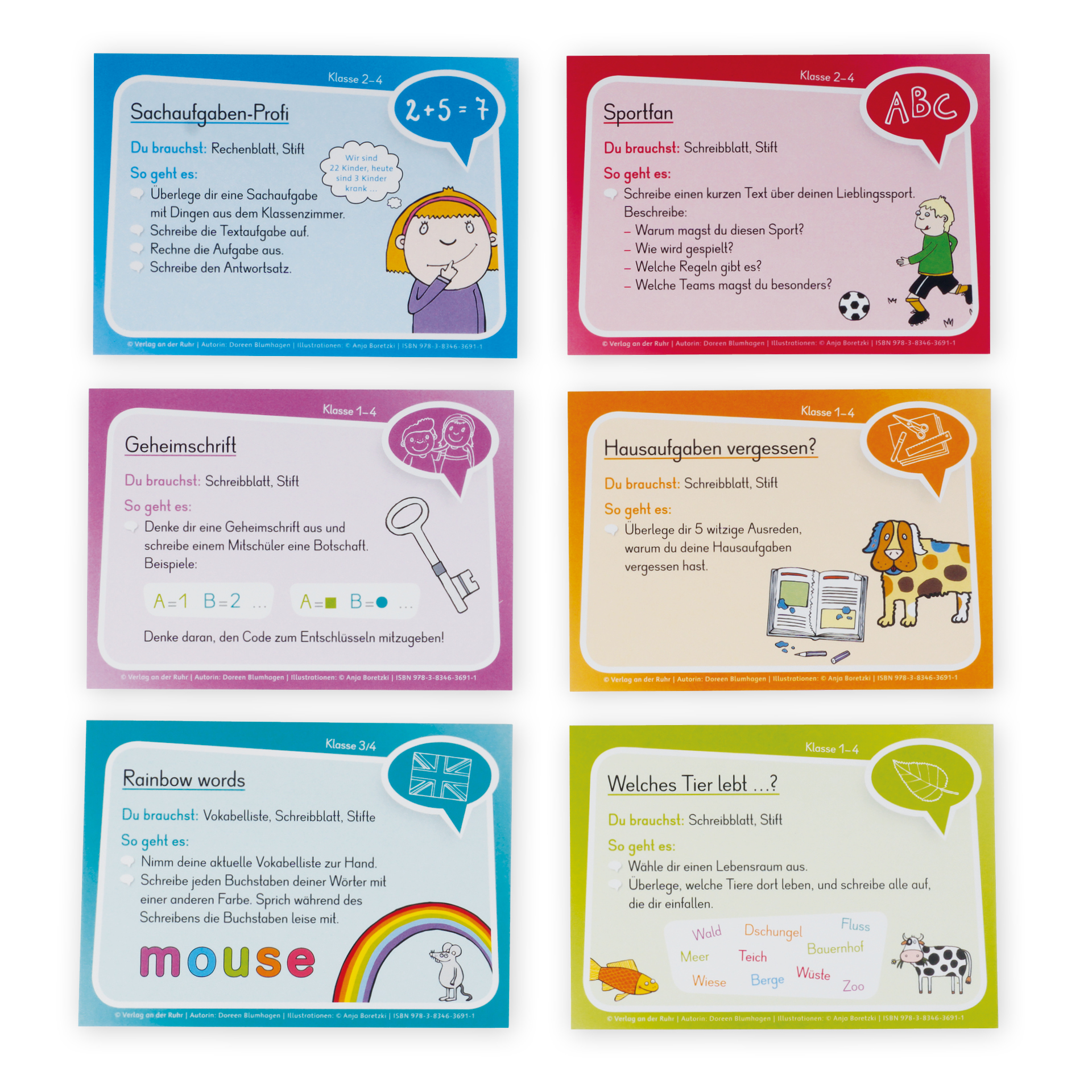 Bildkarten "Ich bin fertig! Was soll ich machen?", 88 Karten