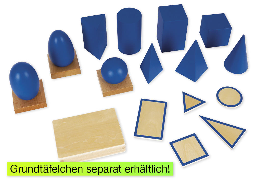 TimeTEX Geometrische Körper "Montessori Premium"