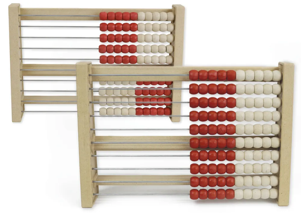 Kulram för 100-tals röd/vit