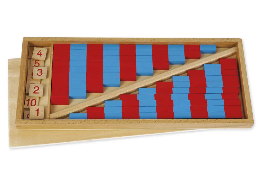 TimeTEX Malé číselné tyčky "Montessori Premium"