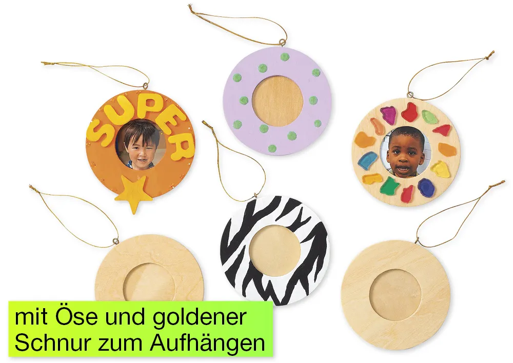 Bilderrahmen aus Holz, 12 Stück