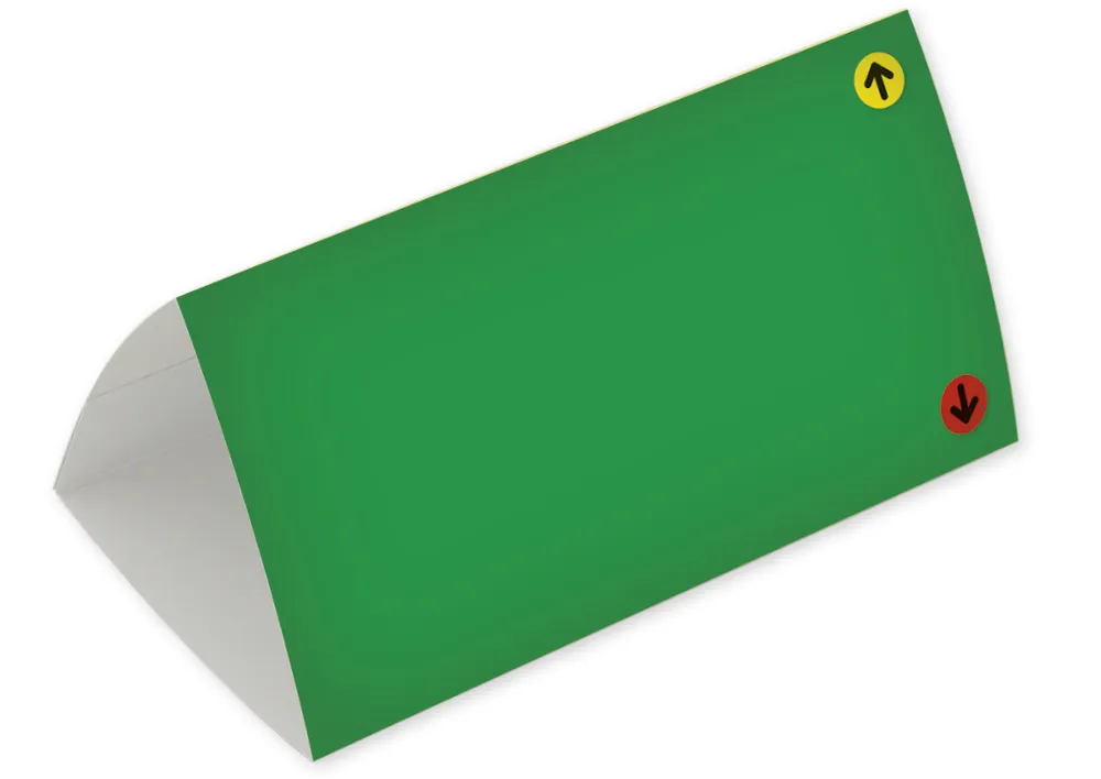 Set Ampel-Tischkarten, 3-seitig, 10-tlg.
