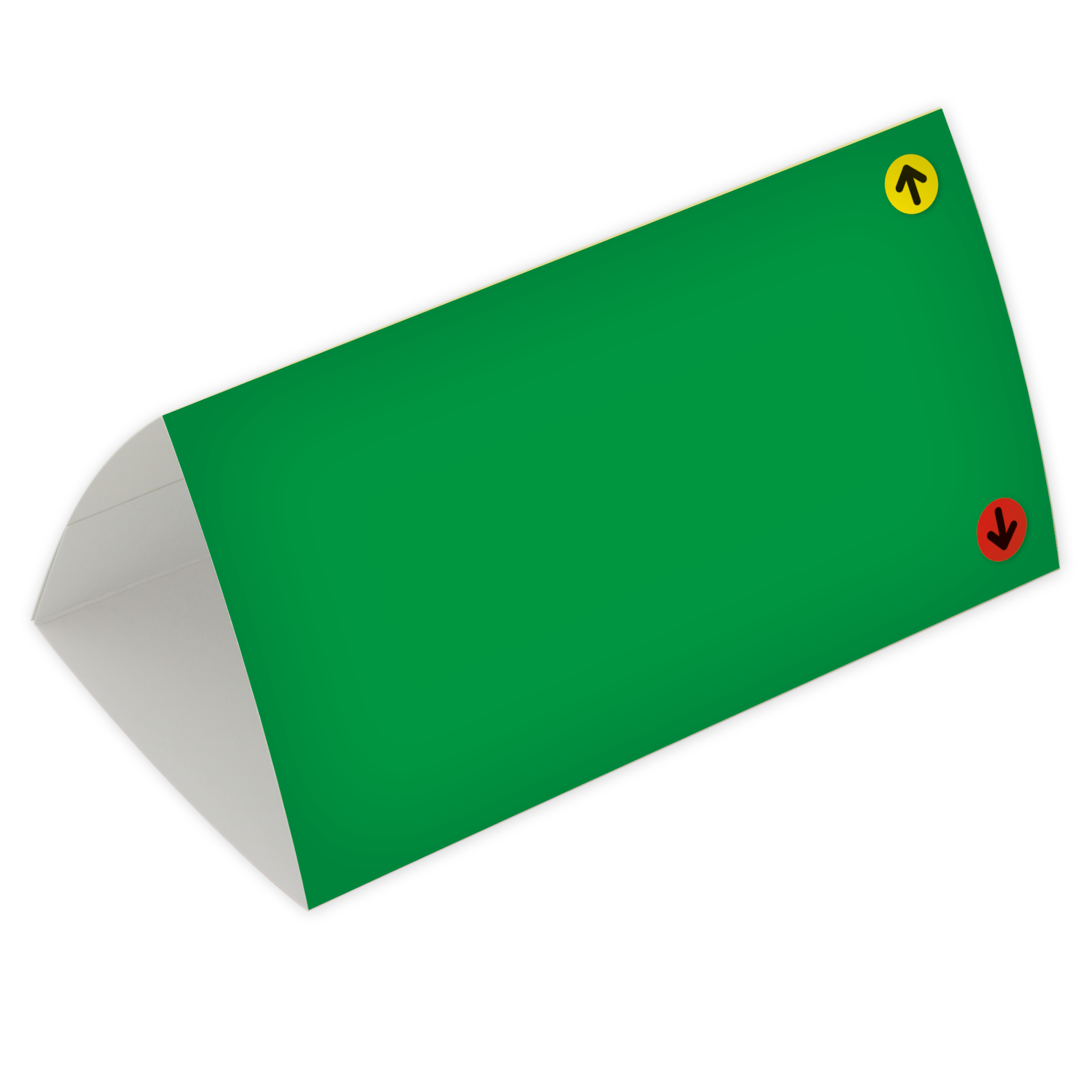 Juego de tarjetas de mesa de semáforo, 3 caras, 10 uds.