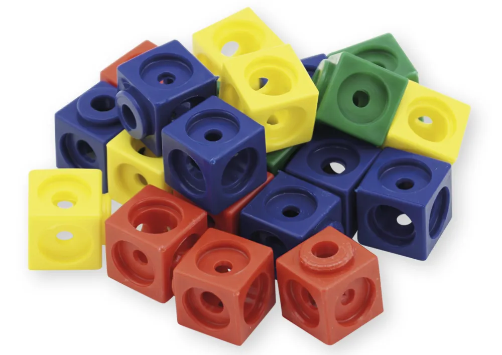 DICK-System Set Demo-Steckwürfel magnetisch, 3,4 cm, 20 Stück im Polybeutel