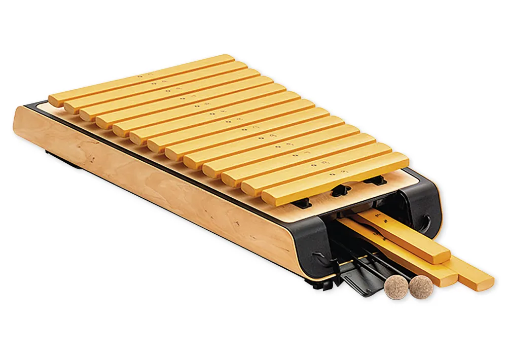 SONOR SMART Xylophon, Alt c1-a2 + fis1, b1, fis2, mit Schlägel, zum Stapeln, ASX 100 DE