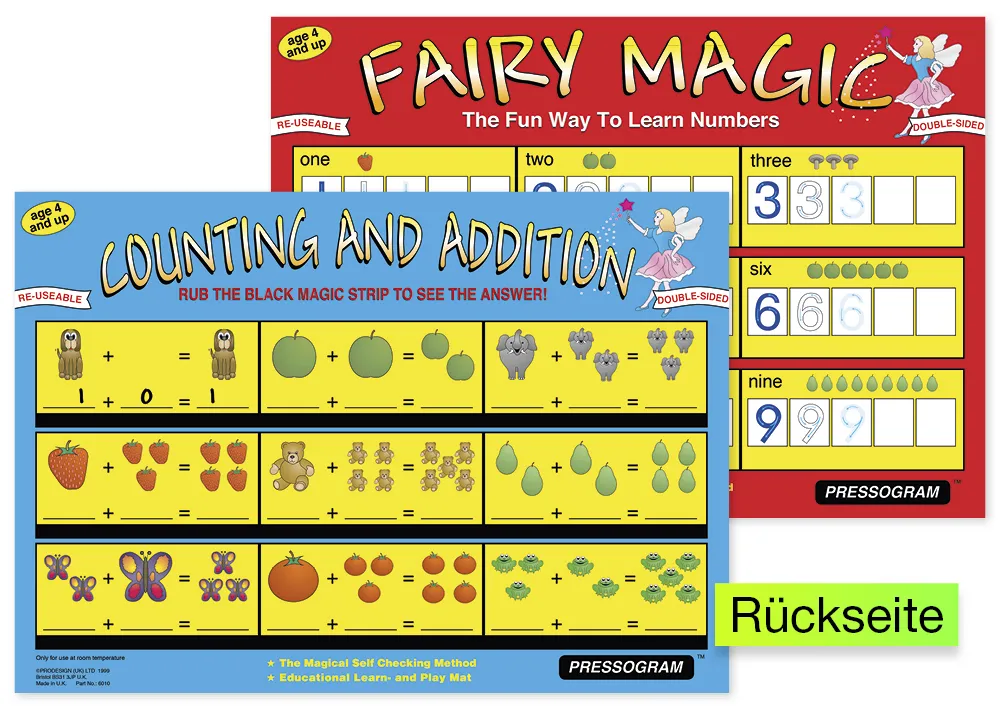 TimeTEX Zaubertafel "Mathematik" Englisch Rechen-Zauber