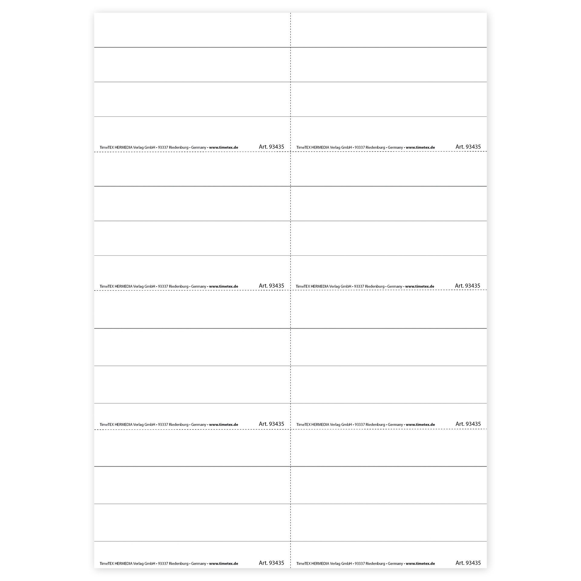 Etikettfickorset A7, självhäftande, 12 st.