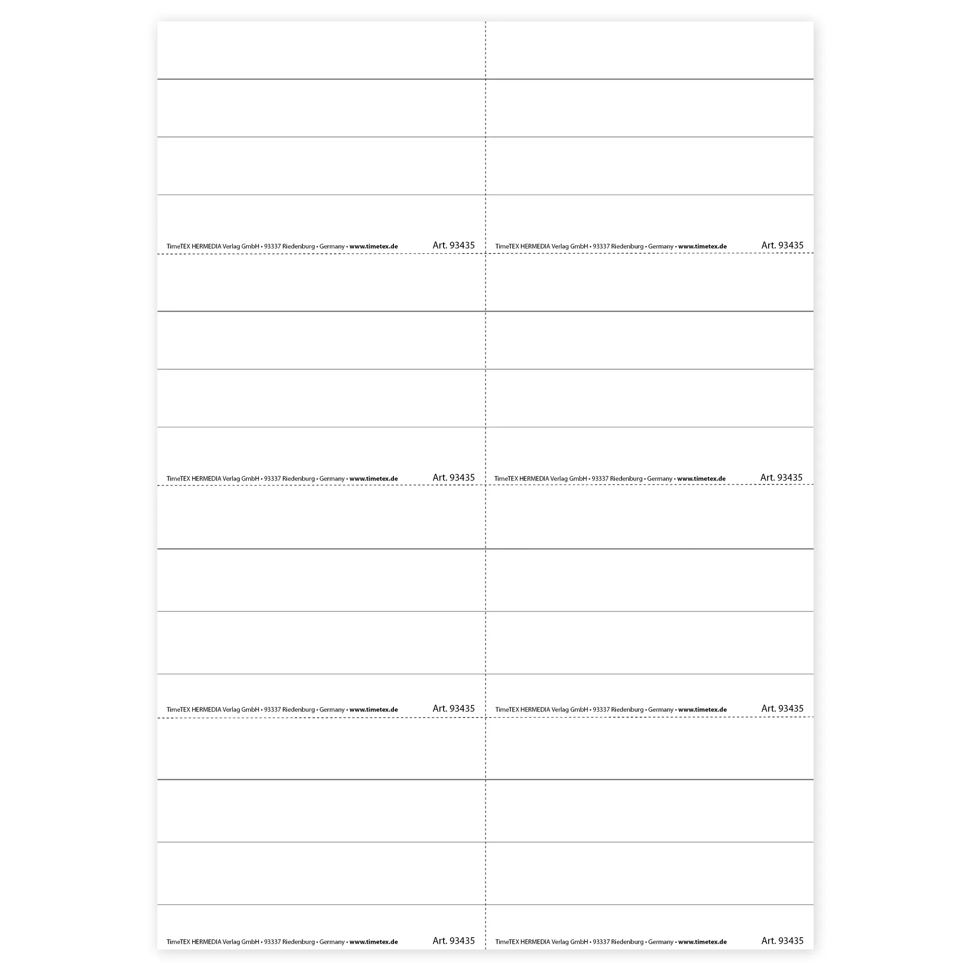 Etikettfickorset A7, självhäftande, 12 st.